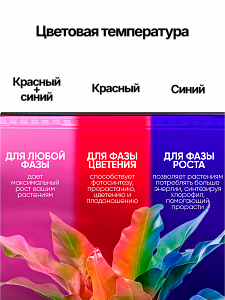 Фитолампа для растений с таймером на прищепке Огонек OG-LDP20